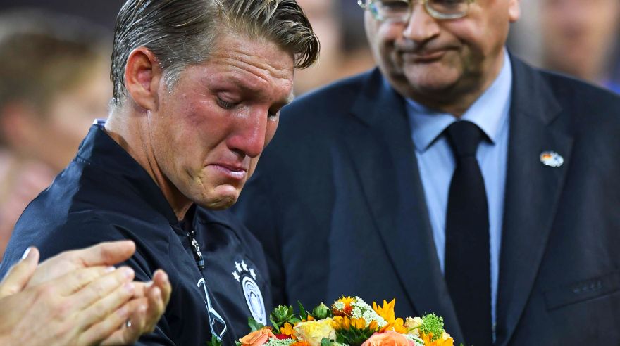 Schweinsteiger se despidió entre lágrimas de selección alemana