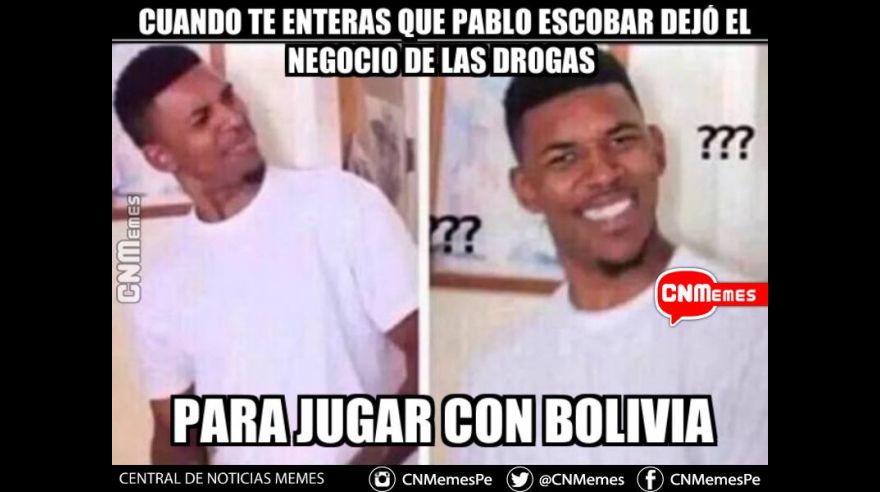 Facebook: Perú vs. Bolivia, los mejores memes que dejó el duelo en la Paz
