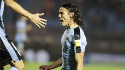Uruguay: Cavani y su golazo ante Paraguay tras centro de Suárez