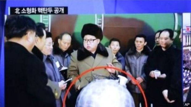 En enero de 2016 el líder norcoreano Kim Jong-un informó de un ensayo con bomba H. (Foto: AP)