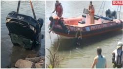 Estaba aprendiendo a manejar, cayó con su auto al río y murió
