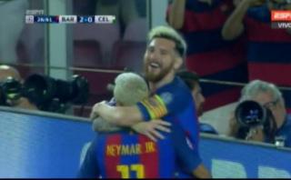 Lionel Messi y un golazo de 'Tiki-taka' con Neymar en Champions