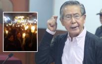 Simpatizantes de Fujimori realizaron vigilia frente a catedral