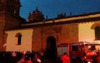 Cusco: incendio afectó 80% de histórica iglesia San Sebastián
