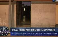 San Miguel: hampones roban 3 casas en una cuadra en 1 semana