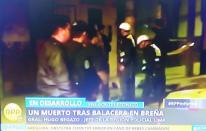 Breña: presunto 'raquetero' falleció durante balacera