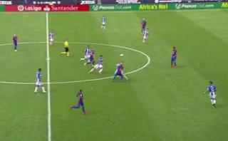 Lionel Messi y el mágico 'sombrerito' para deshacerse de rival