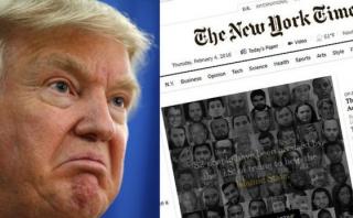 Trump amenaza con demandar al diario The New York Times