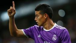 Real Madrid: James marcó golazo luego de superar a dos rivales