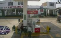 Trujillo: cámaras grabaron agresión a trabajadora de grifo