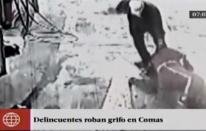 Comas: delincuente arrastró a trabajadora para robar en grifo