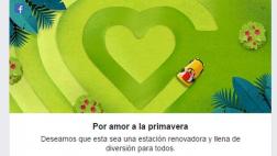 Así celebra Facebook la llegada de la primavera