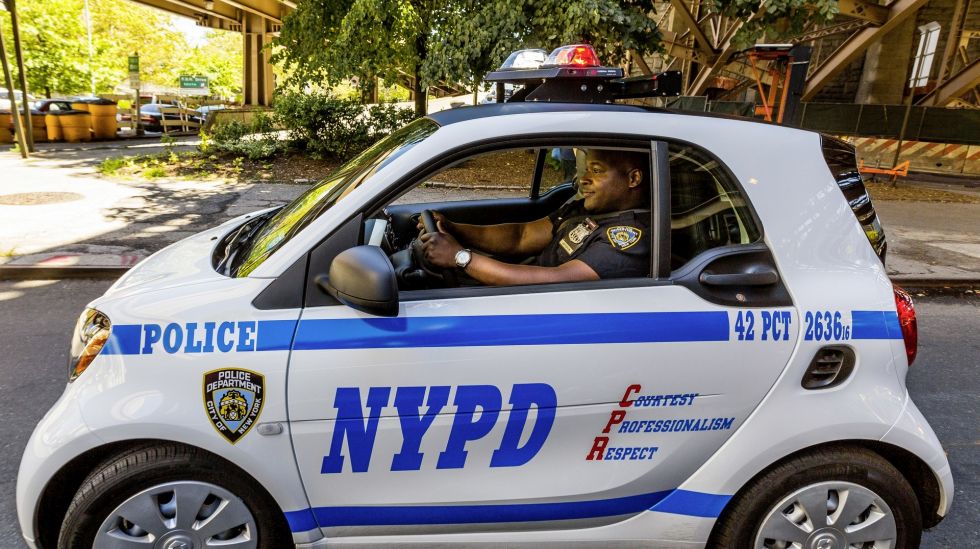250 Smart ForTwo ha adquirido el Departamento de Policía de Nueva York para patrullar sus calles.