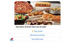 Ahora podrás ordenar pizzas a través de Facebook Messenger