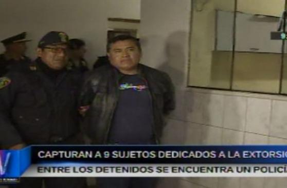 VMT: Policía capturó a banda que extorsionaba a 180 familias