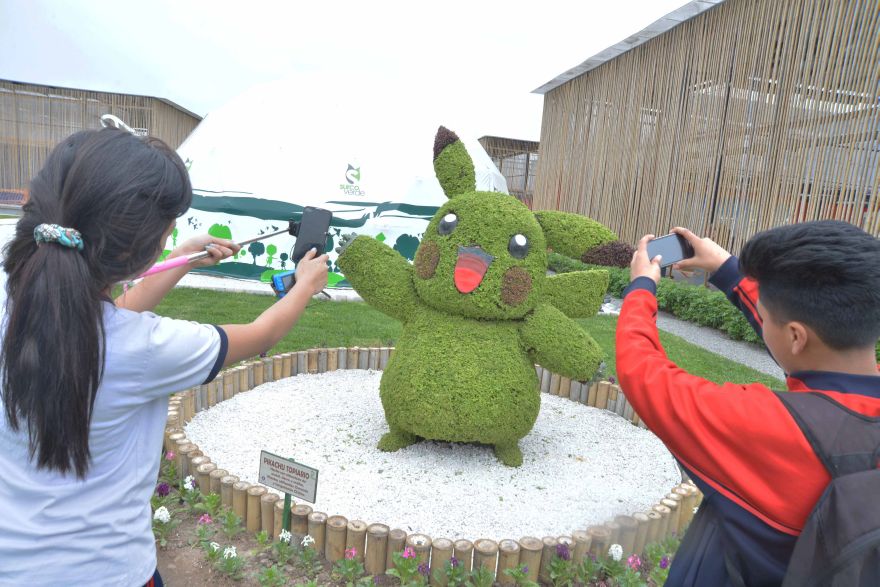Pokémon go: surco instaló pikachu elaborado con más de 8.500 ...