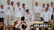 Santos: "Hay una guerra menos en el mundo y es la de Colombia"