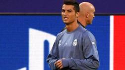 Cristiano Ronaldo sigue molesto y lo demostró en las prácticas