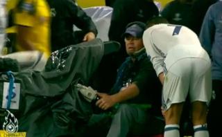 Cristiano quiso ver repetición de su gol anulado en una cámara