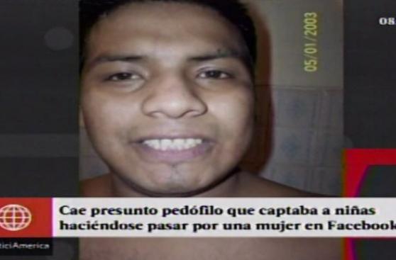 Usó un perfil falso en Facebook para captar y violar niñas