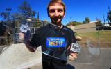 El maravilloso skate de vidrio resistente a cualquier pirueta