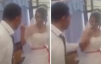 Novio arruinó boda al reaccionar violentamente por esta broma
