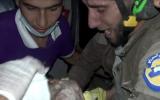 Siria: El llanto de rescatista que salvó a bebé de escombros