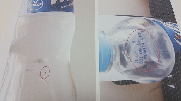 La afectada señaló anteriormente que Digesa se había negado a realizar ensayos de laboratorio del contenido de la botella. (Foto: Elsa Monge)