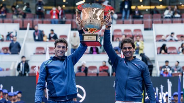 Rafael Nadal volvió a festejar: ganó Abierto de China en dobles