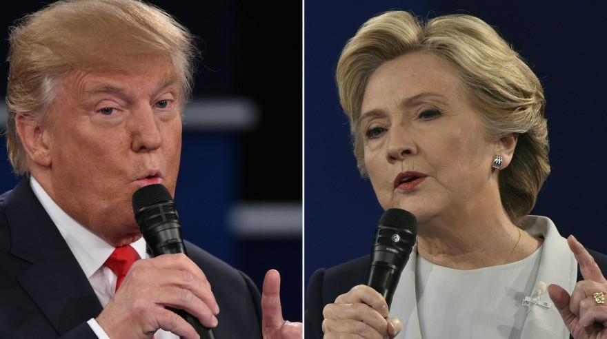 Hillary Clinton vs. Donald Trump: Los candidatos se enfrentaron en segundo debate. (AFP)