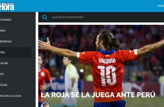 ​Lo que dice la prensa de Chile a horas del partido contra Perú
