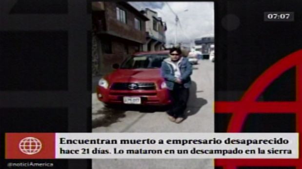 Junín: empresario desaparecido hace 21 días murió en asalto | El ... - El Comercio