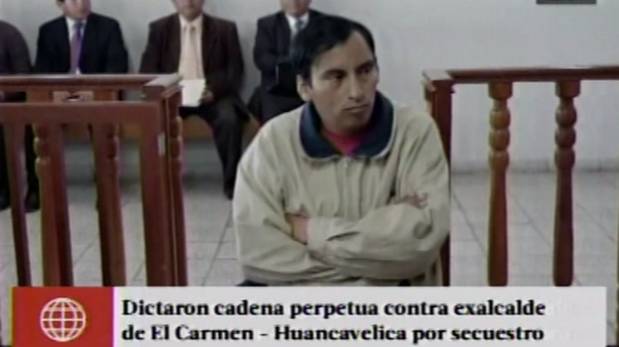 Ex alcalde condenado a cadena perpetua por secuestro de menor ... - El Comercio