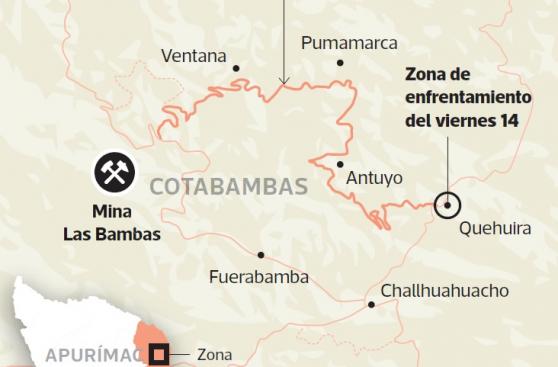 Las Bambas: la ruta que origina el conflicto
