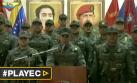 Venezuela: Ejército reafirmó su lealtad a Nicolás Maduro
