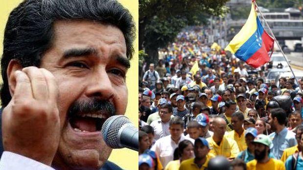 "Toma de Venezuela": Miles marchan contra Maduro [EN VIVO]