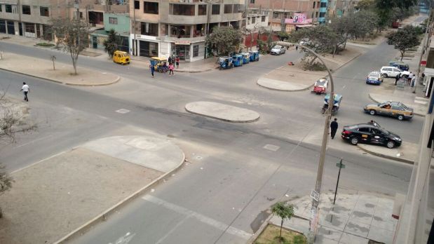 El choque de esta mañana dejó como saldo a dos personas heridas. (Foto: WhatsApp)