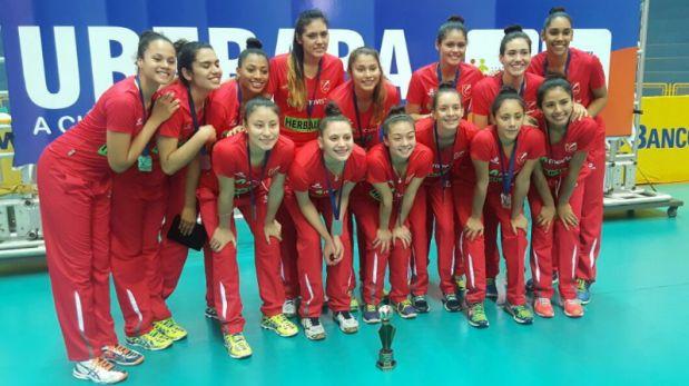 Perú ganó medalla de bronce en Sudamericano de vóley Sub 20