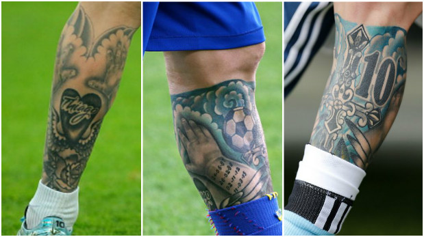 Así era el tatuaje de Lionel Messi. (Foto: AFA)