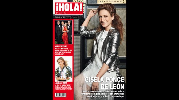 Gisela Ponce de León en la portada de la revista 