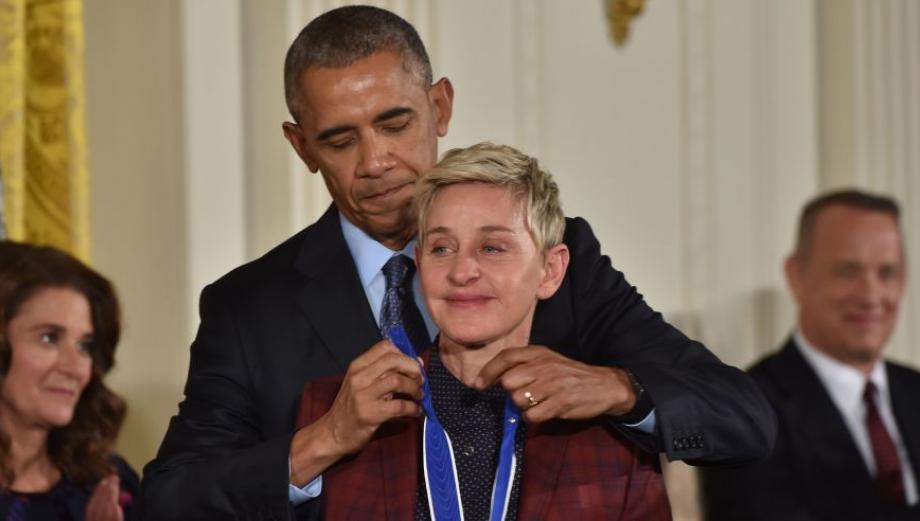 De Ellen DeGeneres a Tom Hanks: Obama concedió medallas