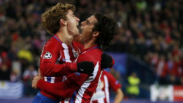Atlético de Madrid venció 2-0 a PSV en el Vicente Calderón por Champions League