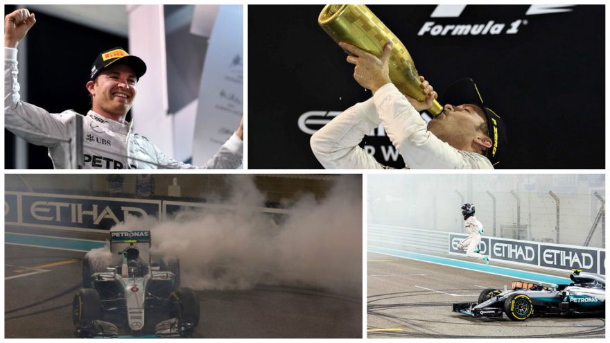 F1: Nico Rosberg y su loco festejo tras primer título mundial 