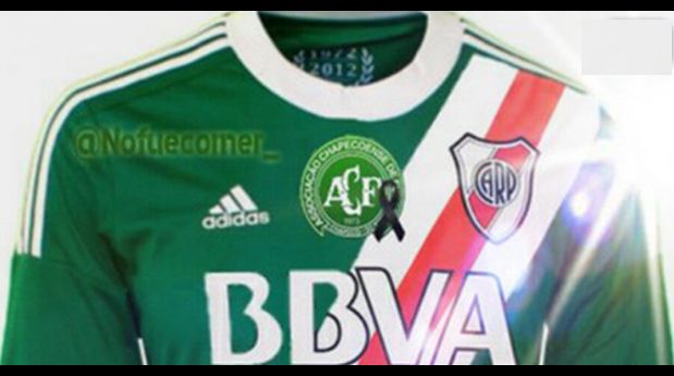 Chapecoense de Brasil: River Plate rendirá homenaje con camiseta verde