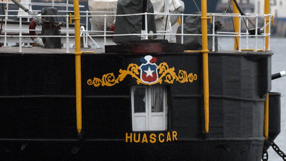 El Huáscar fue capturado por Chile en 1879.