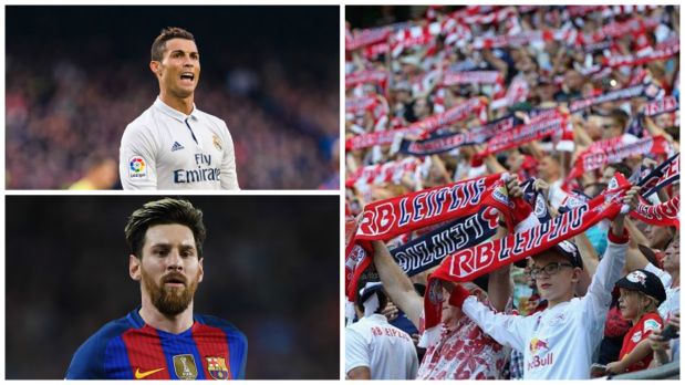 ¿Cristiano Ronaldo y Messi están en la agenda del sorprendente Red Bull Leipzig?