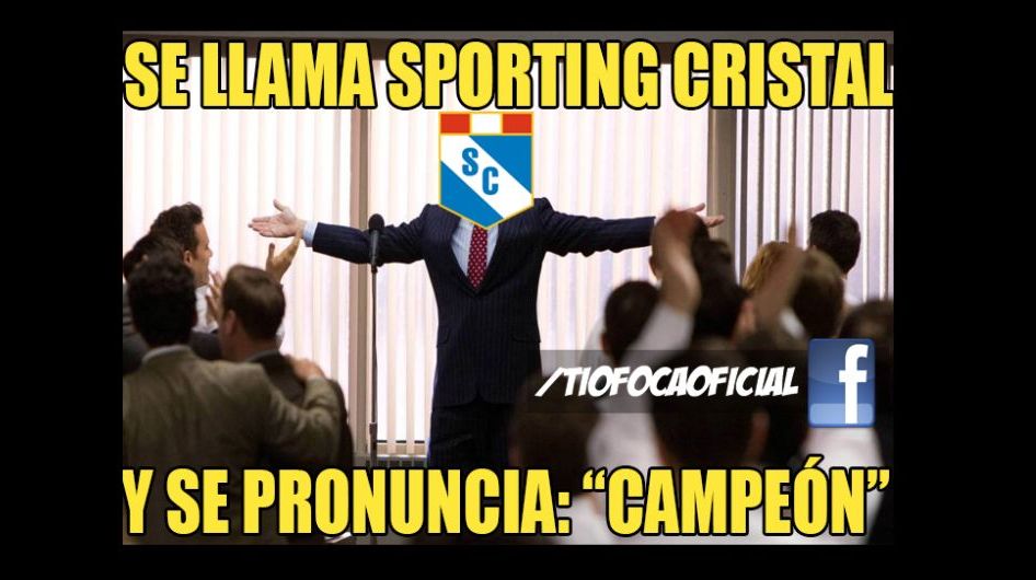 Sporting Cristal se coronó campeón pero fue víctima de memes [FOTOS]