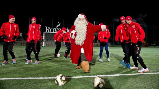FC Santa Claus: curioso equipo navideño que actúa en Finlandia
