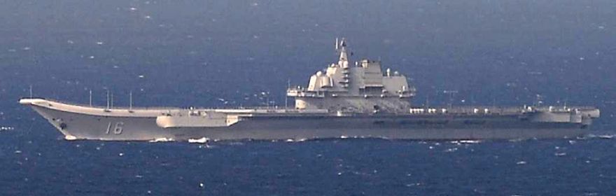 China's Kuznetsov-class aircraft carrier Liaoning sails the water in East China Sea, in this handout photo taken December 25, 2016 by Japan Self-Defence Force and released by the Joint Staff Office of the Defense Ministry of Japan. Joint Staff Office of the Defense Ministry of Japan/HANDOUT via REUTERS ATTENTION EDITORS - THIS PICTURE WAS PROVIDED BY A THIRD PARTY. FOR EDITORIAL USE ONLY. NOT FOR SALE FOR MARKETING OR ADVERTISING CAMPAIGNS. THIS PICTURE WAS PROCESSED BY REUTERS TO ENHANCE QUALITY. AN UNPROCESSED VERSION WILL BE PROVIDED SEPARATELY.      TPX IMAGES OF THE DAY