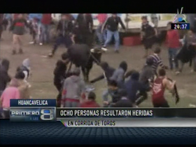 Huancavelica: 8 heridos dejó 'jala toro' por inicio de año | El ... - El Comercio